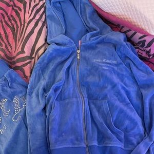 Juicy couture X forever 21 Light blue Velour track suit